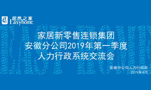 家居新零售連鎖集團安徽分公司2019年第一季度人力行政系統(tǒng)交流會圓滿結(jié)束！ 