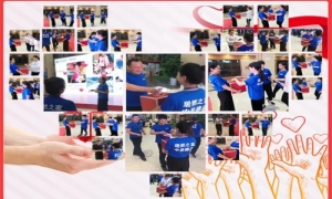 愛心，在這里傳遞——中岳店獻愛心捐款活動