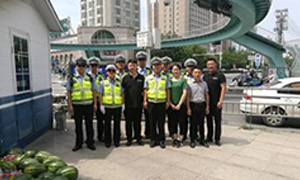 居然所見，皆有溫度——安徽分公司淮南店慰問一線交警 